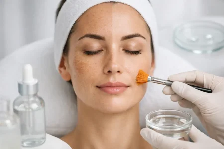 Chemisches Peeling gegen Pigmentflecken