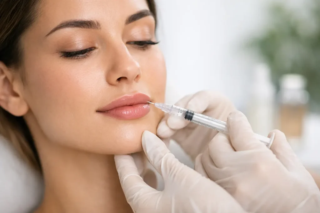 Lippen aufspritzen natürlich und harmonisch
