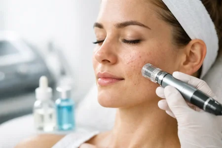 Microneedling bei Aknenarben - was es bringt